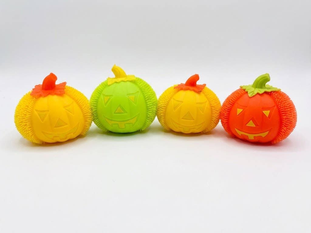 Light Up Halloween Pumpkin Squishy 8CT PDQ Display