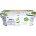 Galvanized Windowsill Herb Grow Kit | Indoor | Gift Set