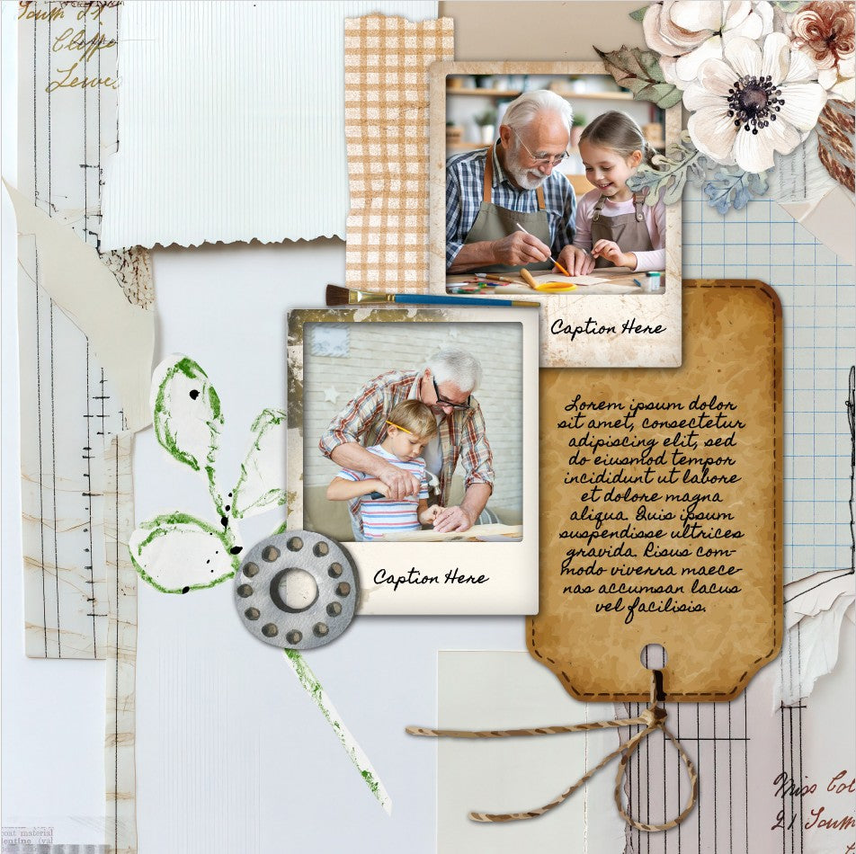 Timeless Treasures A Grandparent / Grandchild Keepsake Album