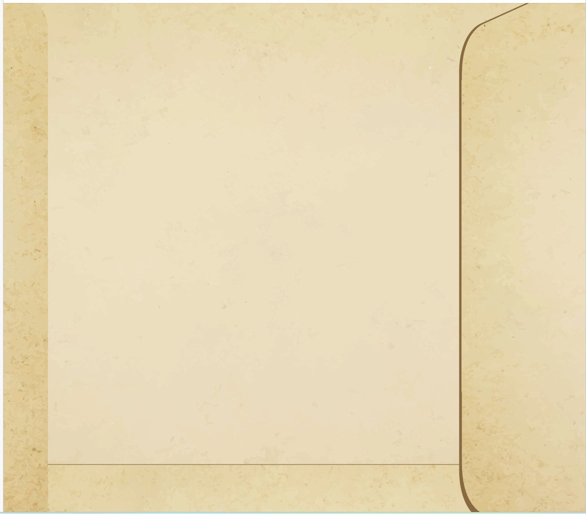 9 Envelopes at the end of each activity list to store receipts, ticket stubs, flyers and mementos as keepsakes