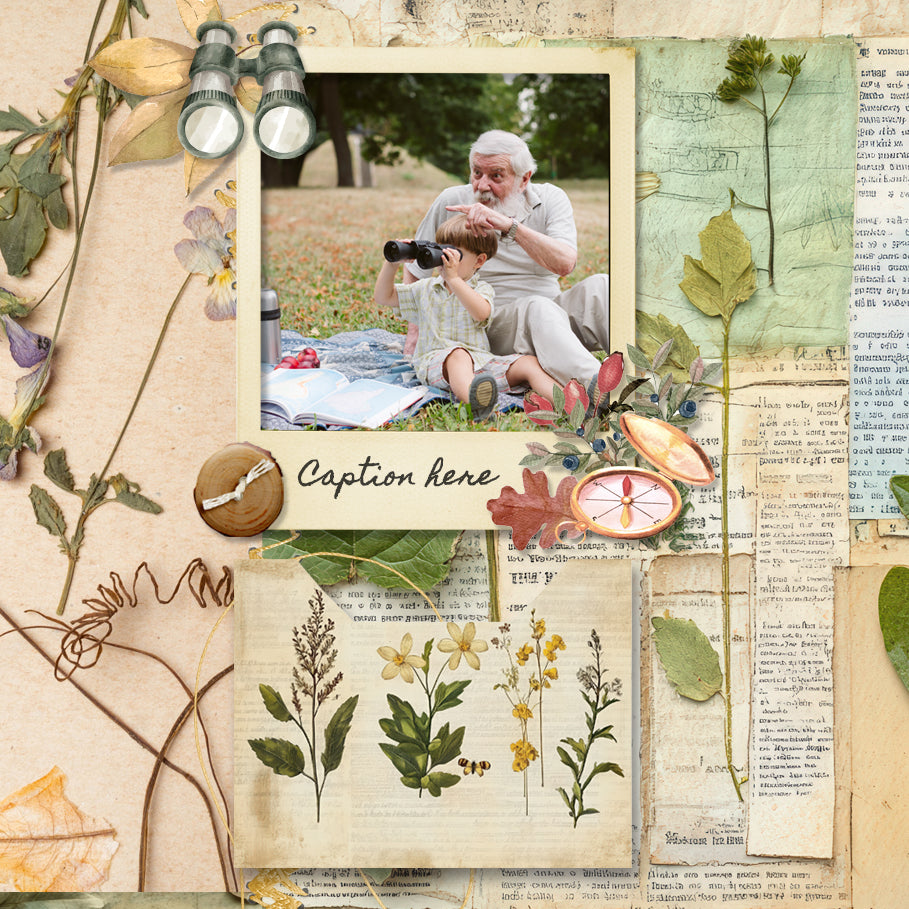Timeless Treasures A Grandparent / Grandchild Keepsake Album