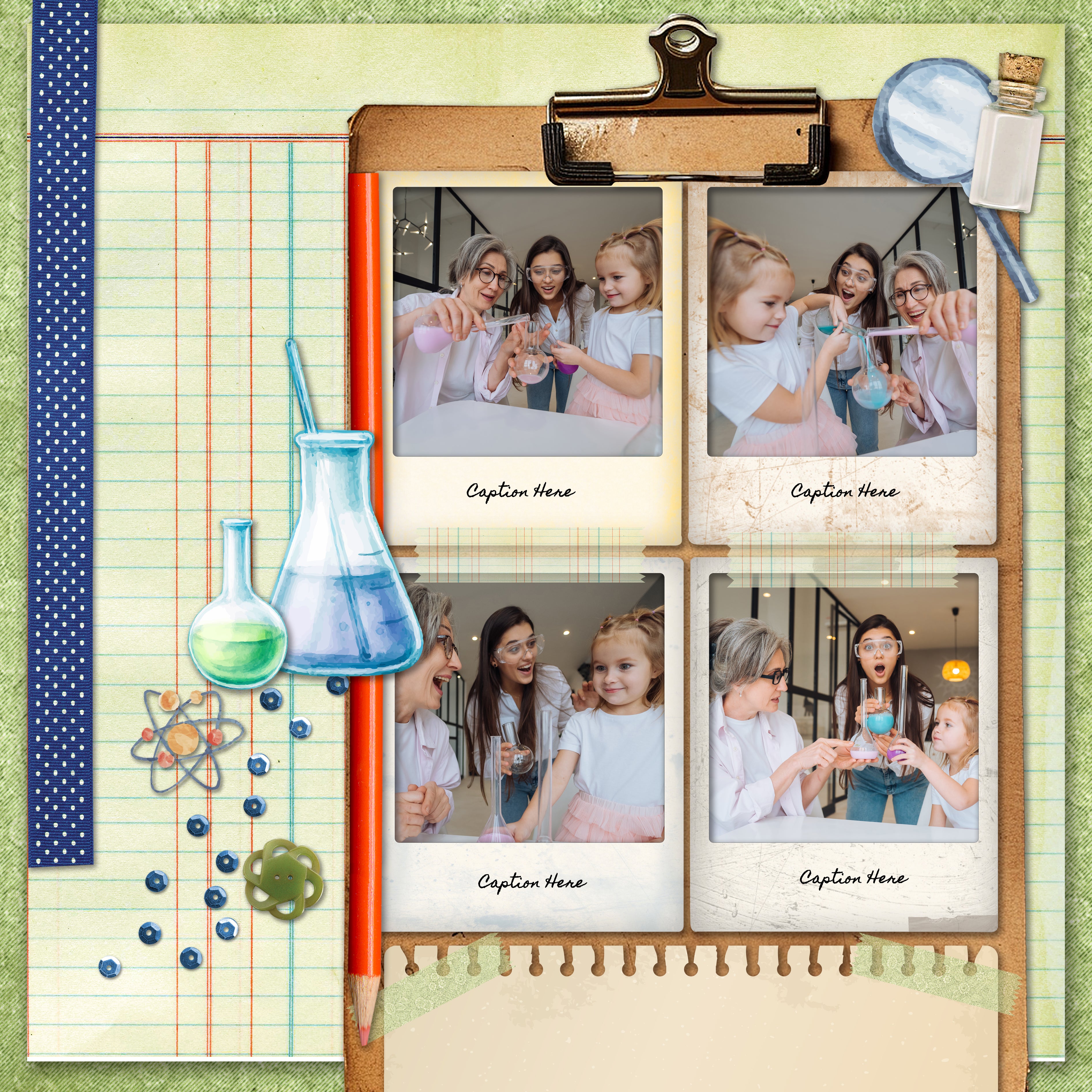 Timeless Treasures A Grandparent / Grandchild Keepsake Album