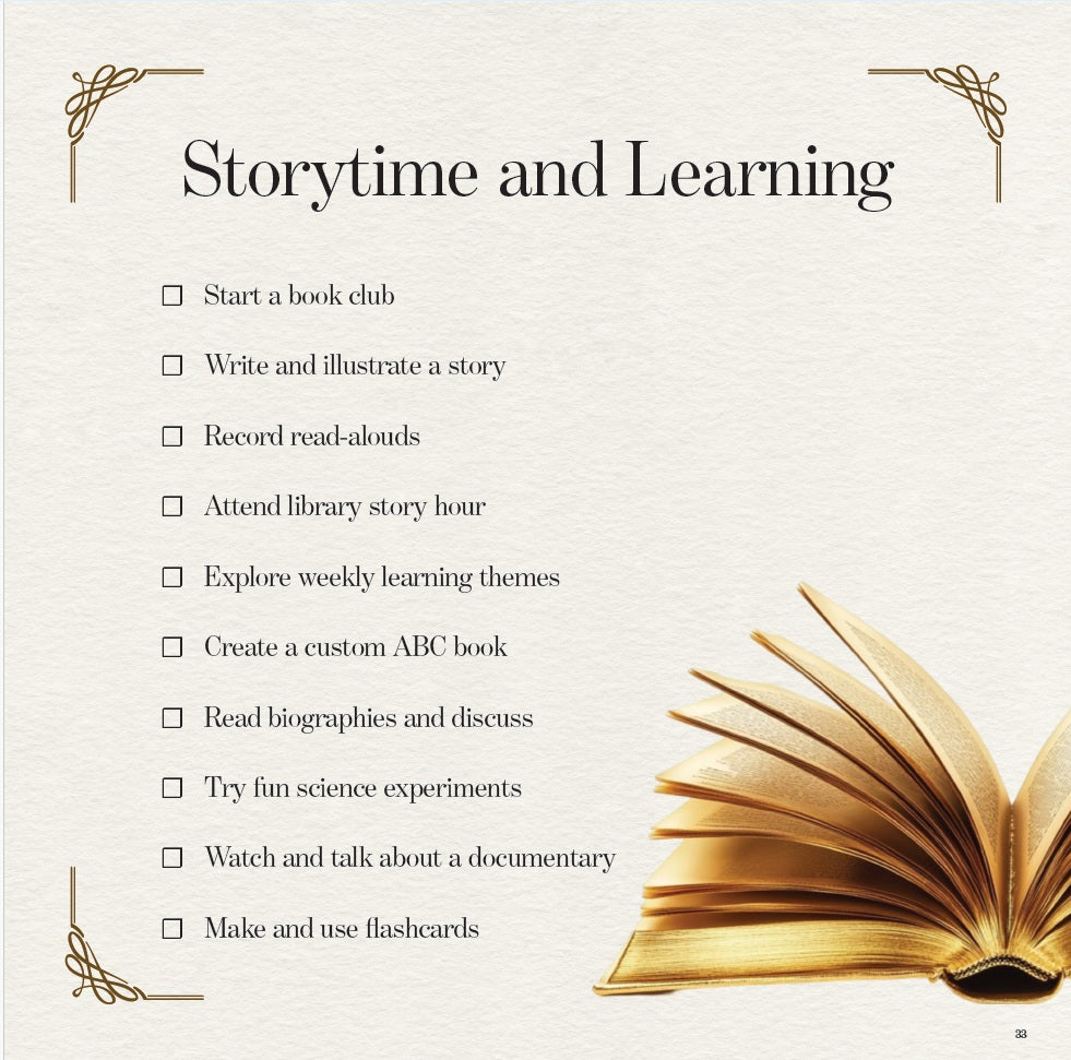 Bucket Style Lists per Activity 