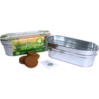 Galvanized Windowsill Herb Grow Kit | Indoor | Gift Set